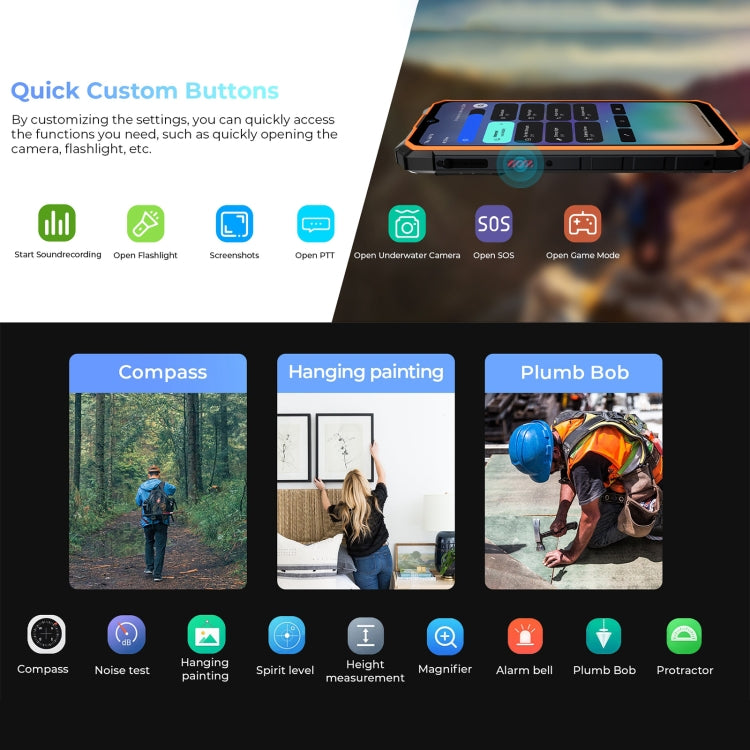 HOTWAV CYBER 13 Pro, IP68/IP69K Rugged Phone, 10800mAh, 6.6 inch Android 13 UNISOC T619 Octa Core, Network: 4G, NFC, OTG, 12GB+256GB HOTWAV CYBER 13 Pro, IP68/IP69K Rugged Phone, 10800mAh, 6.6 inch Android 13 UNISOC T619 Octa Core, Network: 4G, NFC, OTG, 12GB+256GB
